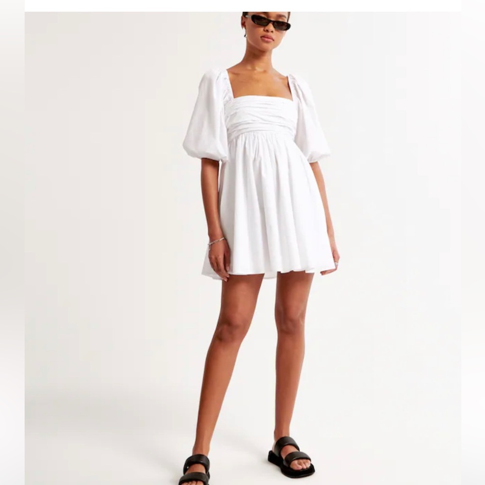 Abercrombie & Fitch summer pleated top mini dress